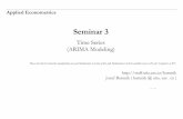 Seminar 3 - CASstaff.utia.cas.cz/barunik/files/appliedecono/Seminar3.pdf · 4 Seminar2.nb. AR(p) processes cont. Let us simulate AR processes up to p = 5, and see how does their ACFs