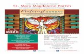“With God All Things Are Possible!” St. Mary Magdalene Parish€¦ · Carla LaRocca DiDonato 412.422.2460; clarocca@stmarymagpgh.org Pat Morgan 412.425.3834; pmorgan@stmarymagpgh.org