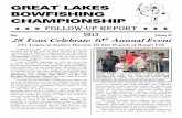 GREAT LAKES BOWFISHING CHAMPIONSHIPglbc-caseville.com/pdf/report2013.pdf · 28 Tons Celebrate 30th Annual Event 250 Teams of Archers Harvest 56,560 Pounds of Rough Fish CASEVILLE,
