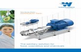 The sanitary solution for food, cosmetics and chemicals€¦ · food, cosmetics and chemicals. 2 WANGEN Twin Twin screw pump A pump of the highest quality is the most economical solution.