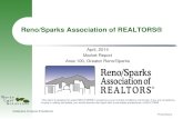 Reno/Sparks Association of REALTORSآ® Reno/Sparks Association of REALTORSآ® April, 2014 Market Report