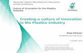 Creating a culture of innovation in the Plastics Industrympma.org.my/Documents/06 Paper Petronas.pdf · Implies culture is associated with certain values that managers are trying