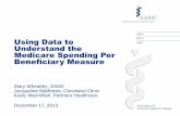 Using Data to Understand the Medicare Spending Per Beneficiary … · 2019-08-12 · Efficiency Measures • The Affordable Care Act requires CMS to include efficiency measures in