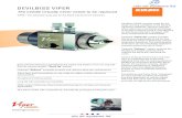 V UDLPE DEVILBISS VIPER - mb air systems ltd · DEVILBISS VIPER The needle virtually never needs to be replaced VIPER part number examples: VPR-E31-18 VPR = VIPER E31 = Trans-Tech