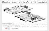 Basic Isometric Axonometric - Freehand Architecture ... Basic Isometric Axonometric The two drawings