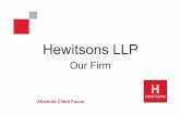 22-8-17 hewitsons booklet...can best protect your assets. Where contentious issues arise, we can call upon the expertise of our highly regarded team of contentious trust and probate