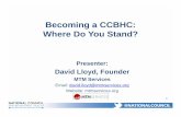 Becoming a CCBHC - Where Do You Stand FINAL 7-10-15.ppt · Important CCBHC Dates Funding Opportunity Title: Planning Grants for Certified Community Behavioral Health Clinics Funding