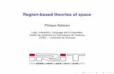Region-based theories of space - univ-toulouse.fr...Handbook of Incidence Geometry. Elsevier (1995) 1015–1031. Grzegorczyk, A.: The systems of Lesniewski in relation to´ contemporary