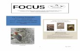 FOCUS - Mayslake Nature Study & Photography Club · Newsletter of the Mayslake Nature Study and Photography Club Hosted by the Forest Preserve District of DuPage County Up Coming