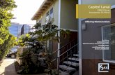 Capitol Lanai - LoopNet€¦ · achieved rents as high as $1,345 with a $50 utility/RUBS charge and $65 parking charge, bringing in monthly revenue of $1,460. Now that the renovation