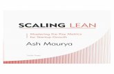 SCALING LEAN 1st pass scan Cropped€¦ · build out her solution, she quickly sketches her business model using a tool like the one-page Lean Canvas worksheet.* This lets her quickly