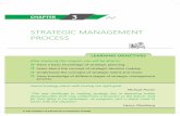 STRATEGIC MANAGEMENT PROCESS - CA Intermediate€¦ · STRATEGIC MANAGEMENT PROCESS LEARNING OBJECTIVES CHAPTER 3 After studying this chapter, you will be able to: r Have a basic