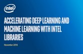 November 2016 - Intel · Configuration Info - Versions: Intel® Data Analytics Acceleration Library 2016 U2, scikit-learn 0.16.1; Hardware: Intel Xeon E5-2680 v3 @ 2.50GHz, 24 cores,