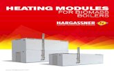 HEATING MODULES - Hargassner · ding to be heated by outsourcing the heating and storage space. And you can facilitate the conversion to biomass in refit operations. This double-decker