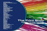 The Print Shop · 6 INSTRUCTIONS FOR COMPLETING PRINT SHOP JOB ORDER FORM • USE ONE JOB ORDER FORM PER PRINT JOB • ALWAYS SEND A SAMPLE OF THE JOB (no staples) WITH THE JOB ORDER