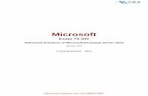 Microsoft - pdf.maitiku.com · Topic 1, Fabrikam, Inc Overview General Overview Fabrikam, Inc., is a plastics manufacturer. Fabrikam has an Exchange Server organization that contains