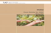 Peru coca survey 2002 · 2.2. Legal status of coca cultivation in Peru The General Law on Drugs enacted in 1978 prohibits the cultivation of coca and seedlings in new areas of the