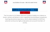 SRPA Curriculum – Y10 · Mr A L Parkinson Director of Achievement (Key Stage 4 and Key Stage 5) ... Miss Norman will email you these. Task 2 - Read through functions python booklet