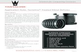 Application Note: Tantaline® Treated Metal Bellows · 2017-08-22 · Glass lined reactor vessel connection, process piping, valves Semiconductor Strong HCl etchants, corrosive Nital
