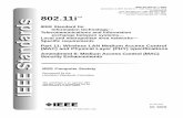 -1999, -2001, -2003] 802.11iTM EEE Standards IEEE ...jaime/0506/SSR/802.11i-2004.pdf · IEEE Std 802.11i™-2004 [Amendment to IEEE Std 802.11™, 1999 Edition (Reaff 2003) as amended