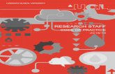 RESEARCH STAFF - UCL · Vitae (National body championing researcher development) ... Open Science and its role in universities: a roadmap for cultural change ... and the nurturing