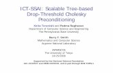 ICT-SSAI: Scalable Tree-based Drop-Threshold Cholesky ...nkl.cc.u-tokyo.ac.jp/seminars/0610-NA/presentations/teranishi-p.pdf · ICT−SSAI(0.01) •ICT-SSAI iterations are lower than