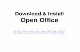 Download & Install Open Office - CollectiveNetcollectivenet.org/jobseekers/r/how_to_slides/Open... · Language packs contain onty resource files to snow menus, dia ogs, messages,