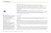 Quality of Diabetes Care in Germany Improved from 2000 to ... · Quality of Diabetes Care in Germany Improved from 2000 to 2007 to 2014, but Improvements Diminished since 2007. Evidence