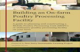 Building an On-farm Poultry Processing Facility · Farm Institute (NESFI), Island Grown Initiative (IGI) on Martha’s Vineyard, and regulators in three different state agencies—have