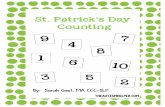 St. Patrick’s Day Counting - The Autism Helper · Directions: Option 1 • Laminate the first 2 counting pages. Place hard Velcro in each empty square. For a total of 12 empty boxes