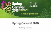 Spring Carnival 2018 - Derry and Strabanemeetings.derrycityandstrabanedistrict.com/documents... · Background The St Patrick’s Day Spring Carnival 2018 took place 17th –18th March