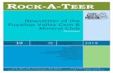 Newsletter of the Puyallup Valley Gem & Mineral Clubpuyallupvalleygemandmineralclub.com/gallery/august... · Rockhounding: Secrets of a Rock Collector Updated on February 12, 2019