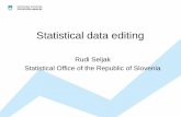 Statistical data editing - GSBPM model 4. Data editing â€“ ... Data editing and quality dimensions â€¢