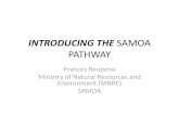INTRODUCING THE SAMOA PATHWAY Roundtable...INTRODUCING THE SAMOA PATHWAY Author hp Created Date 8/16/2015 2:37:04 AM ...