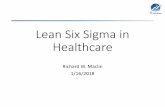 Lean Six Sigma in Healthcare - HFMA Western Symposium · Lean Kaizen LSS GB LSS BB DFSS 12 Months PDCA DMAIC DMADV Lean and Six Sigma