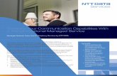 Enhance Your Communication ... - NTT DATA Services · Enhance Your Communication Capabilities With a Transformational Managed Service. Managed Network Voice And IP Telephony Services