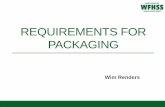 REQUIREMENTS FOR PACKAGING - Hospital Authority • EN 868-2 Packaging materials and systems for medical devices which are to be sterilized - Part 2: Sterilization wrap – Requirements