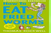How to Eat Fried Worms...“And he can eat them any way he wants,” said Tom. “Boiled, stewed, fried, fricasseed.” “Yeah, but we provide the worms,” said Joe. “And there