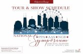 TOUR & SHOW SCHEDULE · Lurie Garden Millennium Park Foundation Tuesday Trade Show Social Sponsors: Hinsdale Nursery Intrinsic Perennial Gardens Midwest Groundcovers The Growing Place