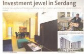 Investment jewel in Serdangpsasir.upm.edu.my/21996/1/scan0023.pdf · Investment jewel in Serdang Andaman Group's Diamond Residence @ Serdang promises investors good returns in a pro~en