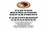 CLIFTON RECREATION DEPARTMENT PARTNERSHIP CATALOGUE · Colt – Associate Partner ... JIGSAW PUZZLE CONTEST A Team of five people (family, friends, co-workers, etc.) try to outdo