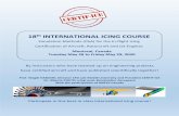17TH INTERNATIONAL ICING COURSE FLYER-APR'19 - Ansys · With the participation of ANSYS-Canada Participate in this best-in-class international icing course! 18th INTERNATIO NA L ICING