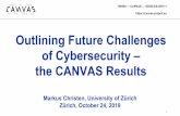 Outlining Future Challenges of Cybersecurity – the CANVAS ... · Outlining Future Challenges of Cybersecurity – the CANVAS Results 1 Markus Christen, University of Zürich Zürich,