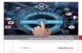 Securing Our Future: Closing the Cybersecurity Talent Gap · October 2015 results from the Raytheon-NCSA survey of young adults in 12 countries about cybersecurity career interest