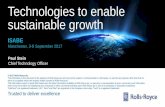 Technologies to enable sustainable growth Stein.pdf · © 2017 Rolls-Royce plc The Company Rolls-Royce Product Divisions