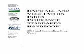 Rainfall and Vegetation Index Insurance Standards Handbook · 31-08-2017  · The Rainfall and Vegetation Index plans of insurance are authorized under Section 522(c) of the Federal