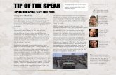 LtCol Tim Mundy, The operation would also feature two ...TIP OF THE SPEAR OPERATION SPEAR: 17-22 JUNE 2005 = Active link to web = Active link to video Gearing up for Fallujah Lite