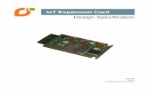 IoT Expansion Card Design Specification · IoT Expansion Cards must satisfy the operational and non-operational environmental specifications defined in Table 2-1. The environmental