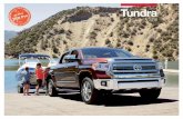 2015 Tundra eBrochure - Fifth Wheel St. · The made in America* 2015 Toyota Tundra is a unique breed of tough. It’s work tough, and family tough. When pr operly equipped with the