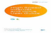 AT&T U-verse® High Speed Internet and Voice User Guide · manage U-verse Voice features, get support 24/7, and more. Billing & payments: Easy access to payment . options and billing
